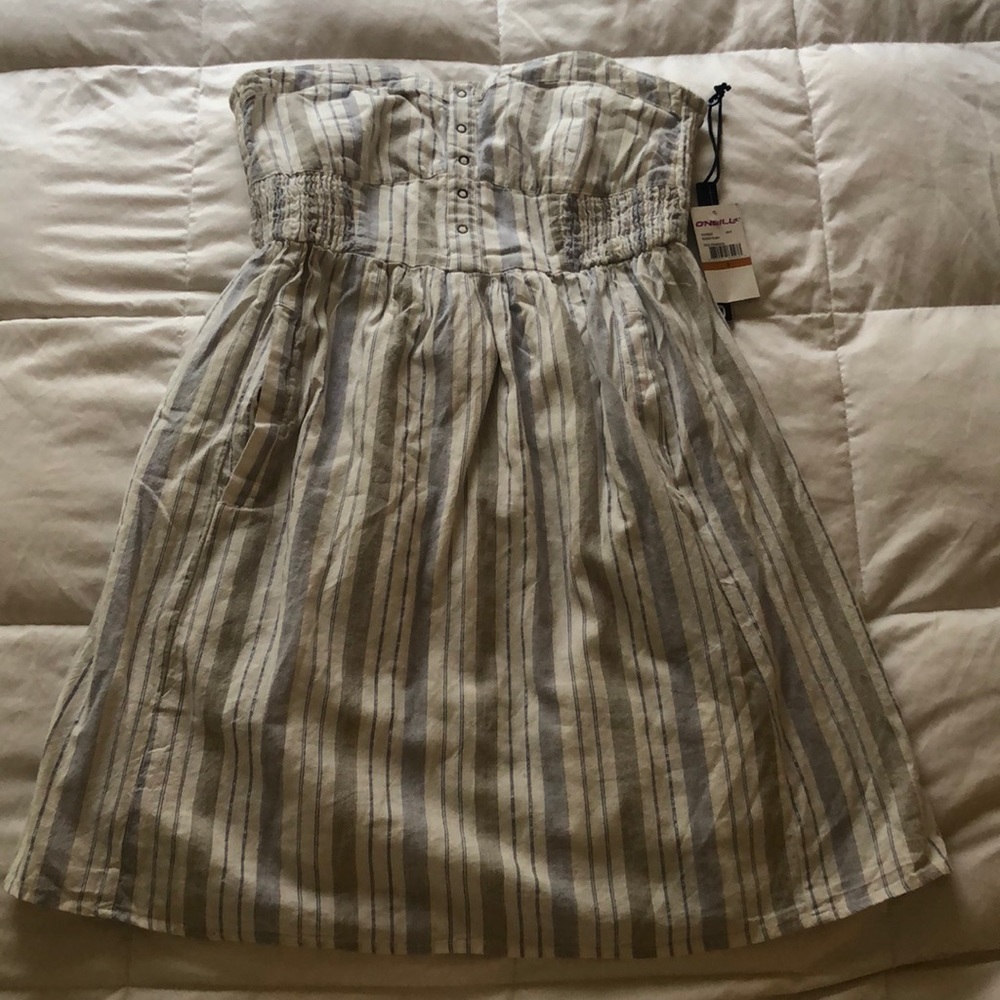 O’Neil strapless dress
